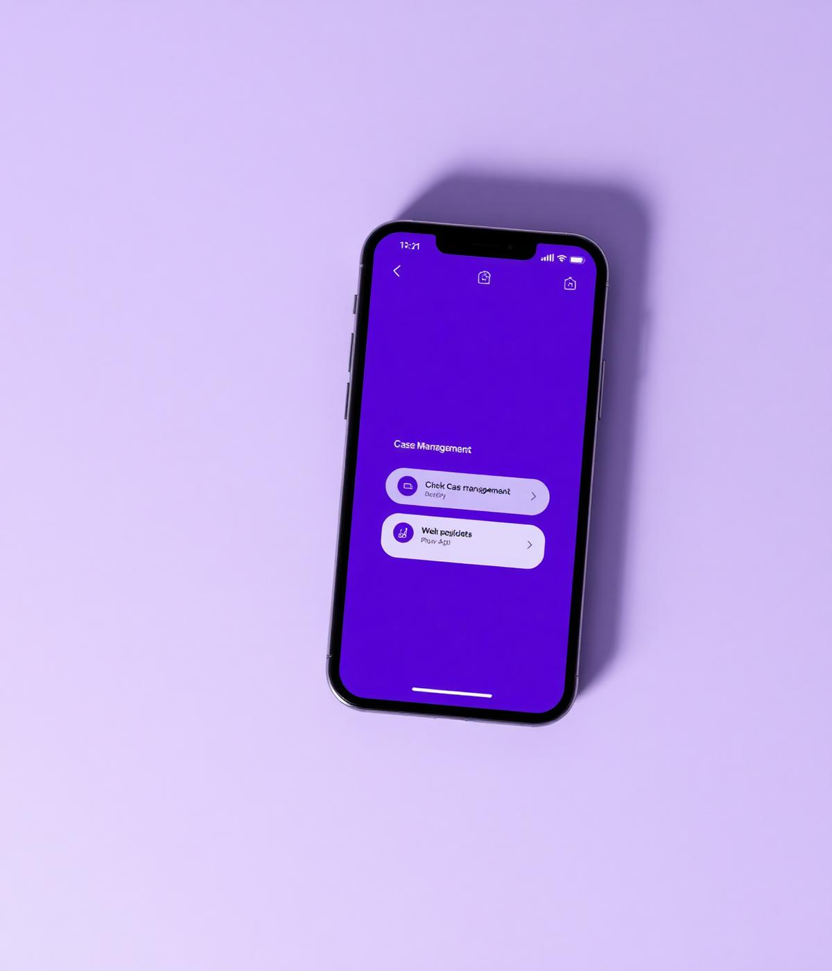 Make Time Count mobile app on a phone